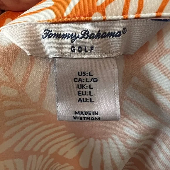 Tommy Bahamas Golf Women's Sz Lg Full Zip Activewear Jacket w/ Zip Pockets - Picture 4 of 6